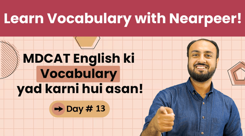 Learn MDCAT Vocabulary with Nearpeer - Day 13