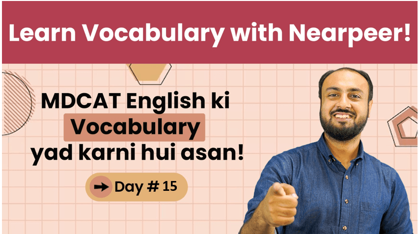 Learn MDCAT Vocabulary with Nearpeer - Day 15