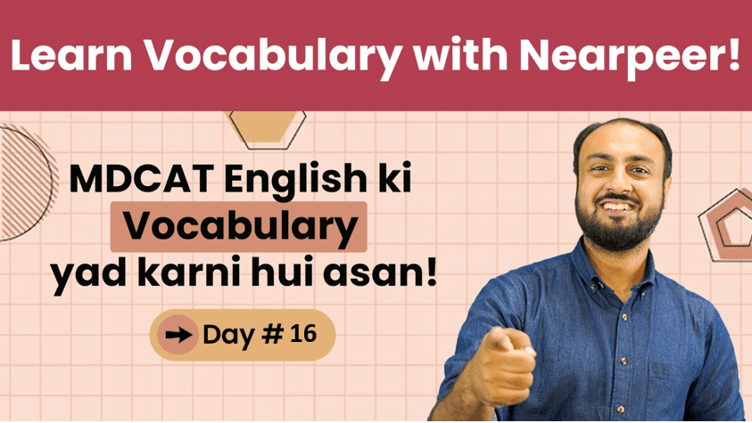 Learn MDCAT Vocabulary with Nearpeer - Day 16
