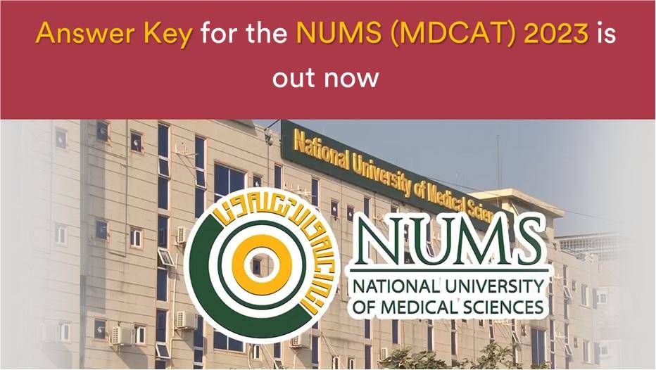 NUMS (MDCAT) 2023 Past Paper | Download PDF