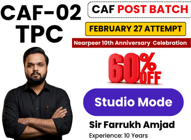 CAF 02 TPC by Sir Farrukh Amjad (Studio Mode)