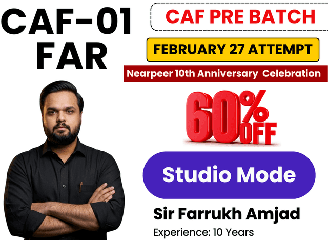CAF 01 FAR By Sir Farrukh Amjad (Studio Mode)