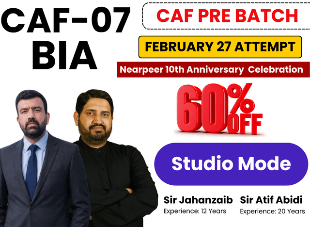 CAF 07 BIA by Sir Atif Abidi and Sir Jahanzaib
