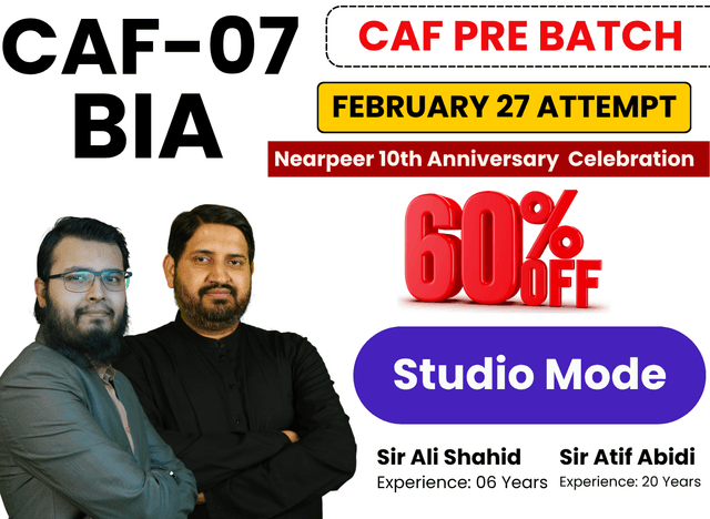 CAF 07 BIA by Sir Atif Abidi and Sir Ali Shahid