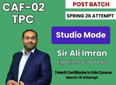 CAF 02 TPC by Sir Ali Imran