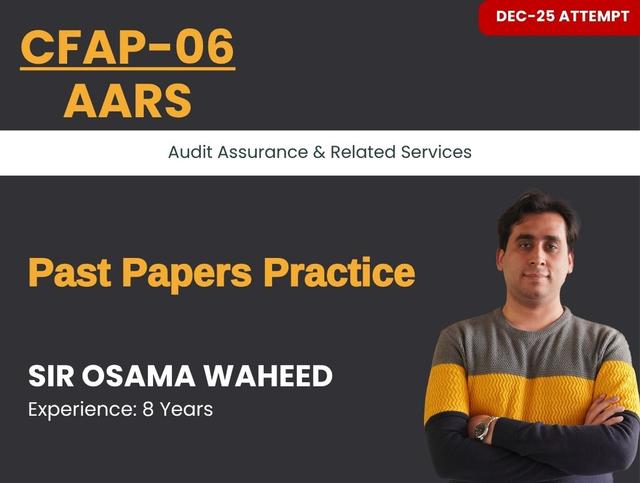CFAP 06 (SBI) Past Papers Practice by Sir Osama Waheed