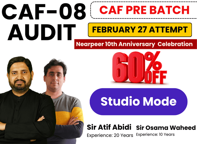 CAF 08 AUD by Sir Atif Abidi and Sir Osama Waheed
