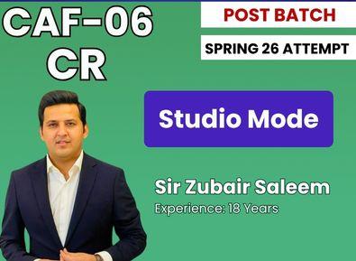 CAF 06 CR by Sir Zubair Saleem