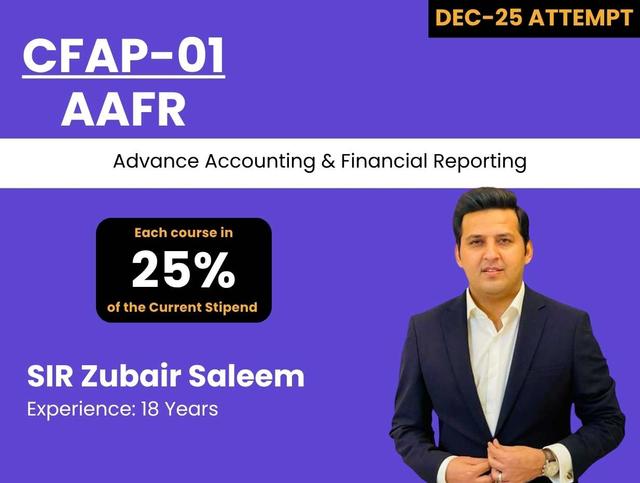 CFAP 01  (SBI) AAFR By Sir Zubair Saleem