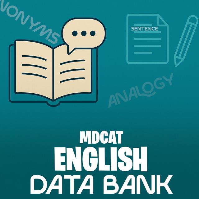 MDCAT ENGLISH DATA BANK