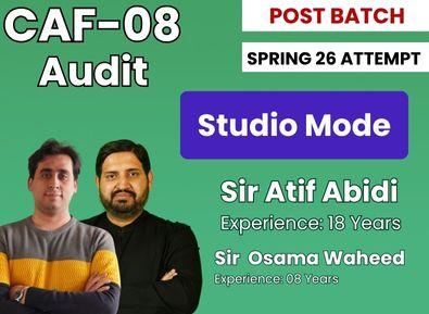 CAF 08 AUD by Sir Atif Abidi and Sir Osama Waheed