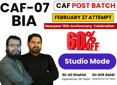 CAF 07 BIA by Sir Atif Abidi and Sir Ali Shahid