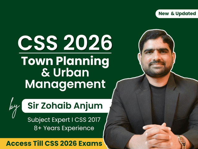Town Planning and Urban Management