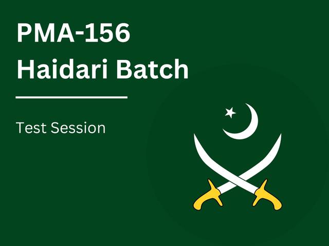 PMA 156 Haidari Batch