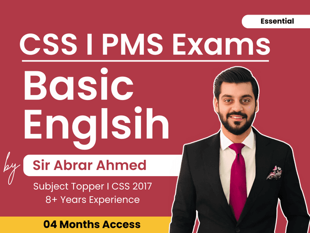 Basic English For CSS/PMS