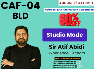 CAF 04 BLD By Sir Atif Abidi (Studio Mode)