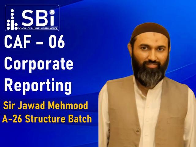 SBI CAF 06 Structured Batch BY SIR JAWAD MEHMOOD AUT26