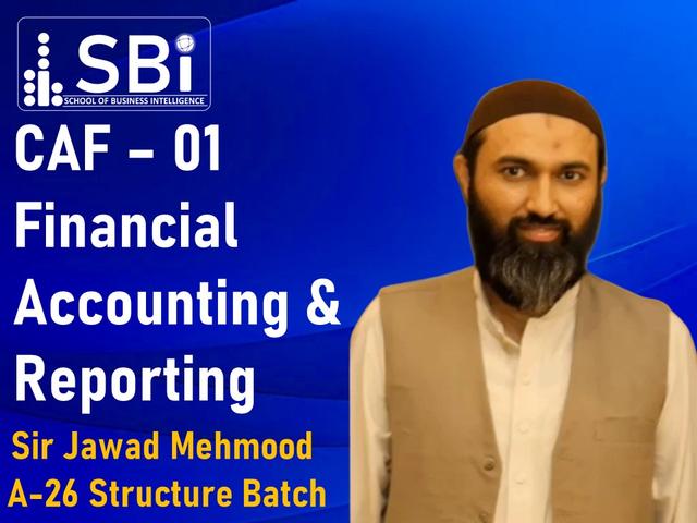 SBI CAF 01 Structured Batch BY SIR JAWAD MEHMOOD AUT26