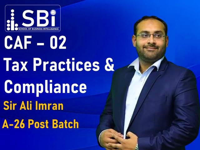 SBI CAF 02 POST BY SIR ALI IMRAN AUT26