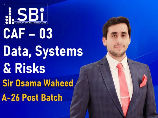 SBI CAF 03 POST BY SIR OSAMA WAHEED AUT26