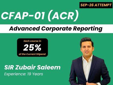 CFAP 01 ACR By Sir Zubair Saleem