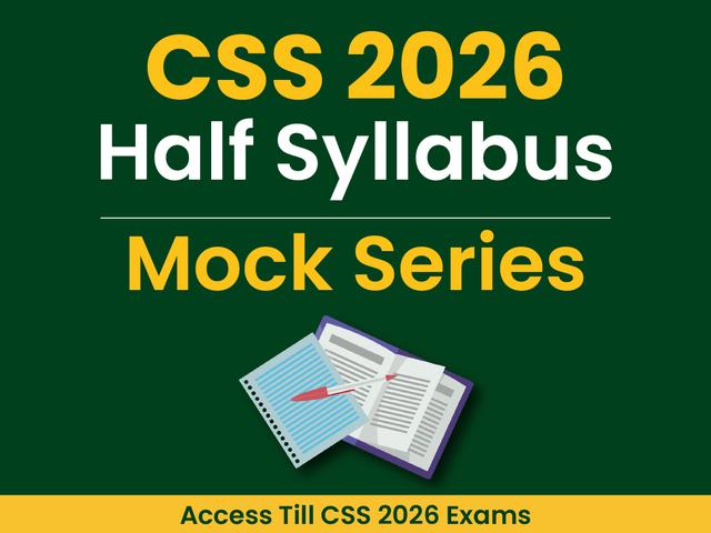 CSS 2026 Half Syllabus Mock