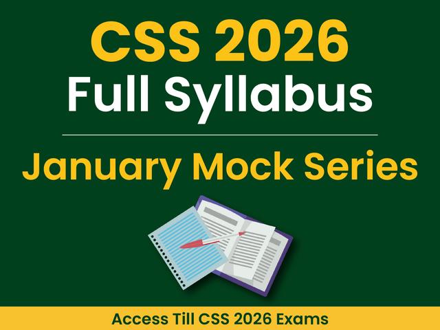 CSS 2026 Full Mock Series