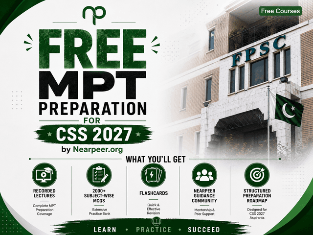 CSS 2027 Free MPT Preparation By Nearpeer