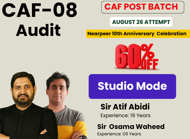 CAF 08 AUD by Sir Atif Abidi and Sir Osama Waheed