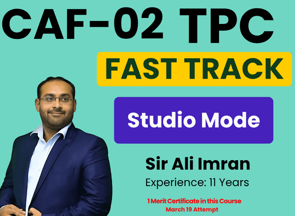 CAF 02 TPC FAST TRACK (STUDIO MODE) BY SIR ALI IMRAN