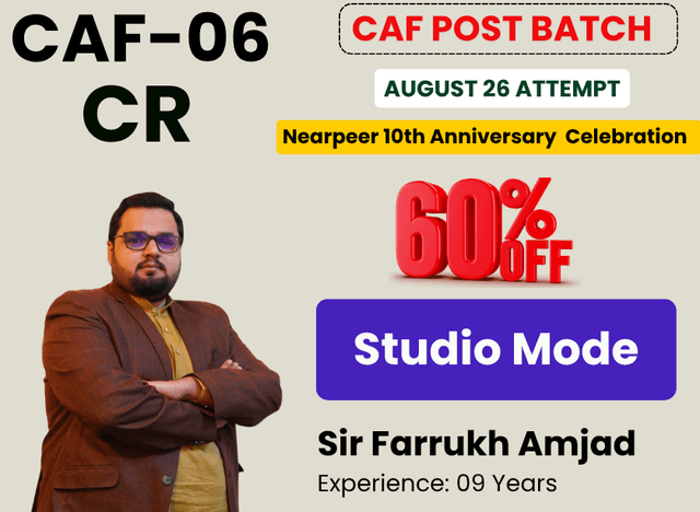 CAF 06 CR By Sir Farrukh (Studio Mode)