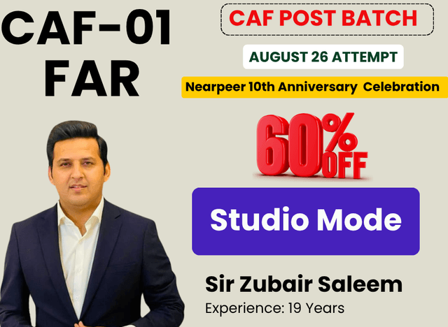 CAF 01 FAR BY SIR ZUBAIR SALEEM