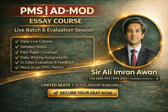 2.PMS & AD MOD English Essay Live Batch & Evaluation Session