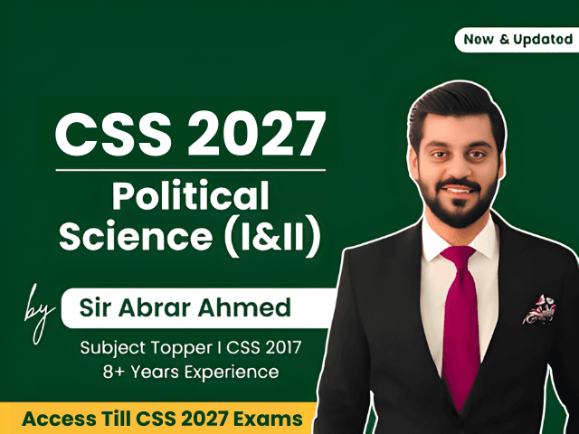 Political Science (I and II)