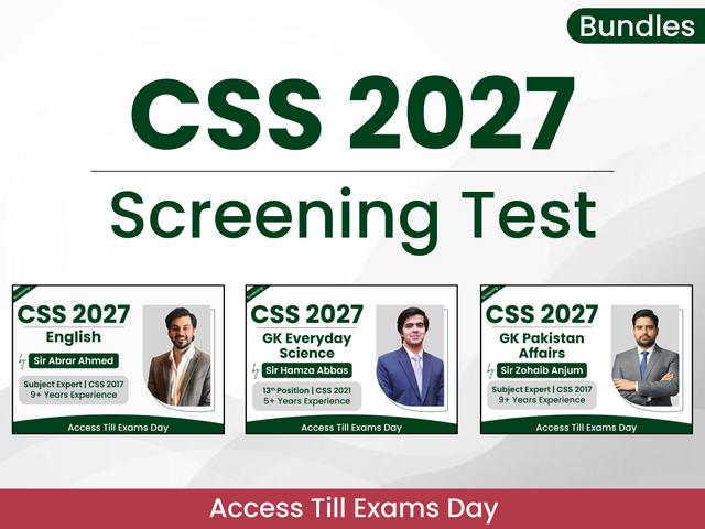 5. Screening Test Full Bundle