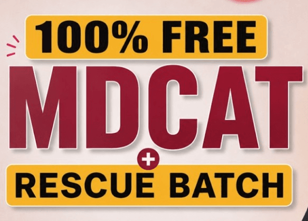 MDCAT Rescue Batch 2026