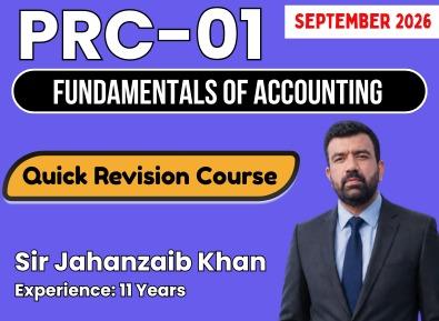 01 FA Quick Revision by Sir Jahanzaib
