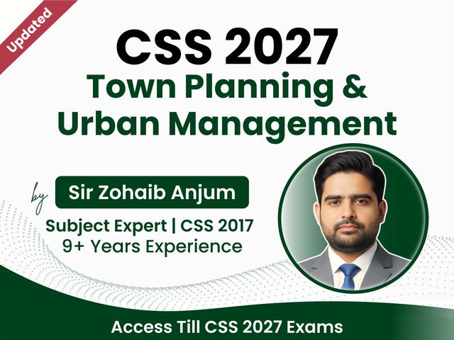 Town Planning and Urban Management
