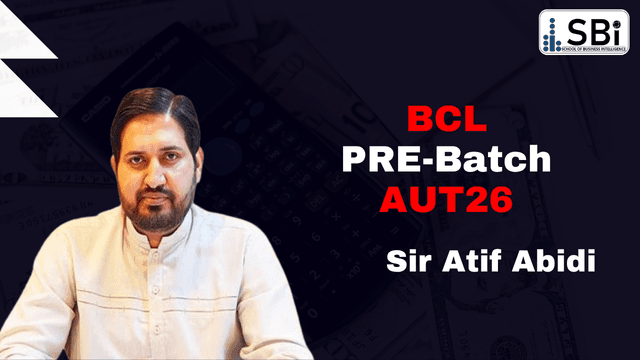 SBI CAF 04 PRE BY SIR ATIF ABIDI AUT26