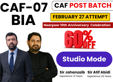 CAF 07 BIA by Sir Atif Abidi and Sir Jahanzaib