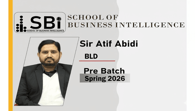 SBI SPR26 CAF4 BLD PRE BY SIR ATIF ABIDI