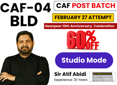 CAF 04 BLD By Sir Atif Abidi (Studio Mode)