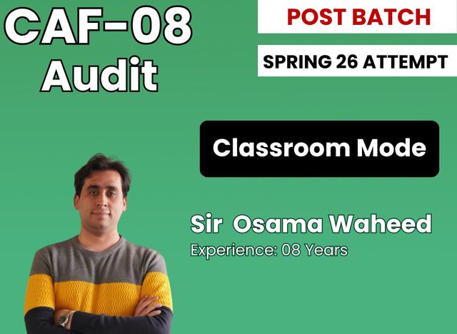 CAF 08 AUD (Classroom Mode) by Osama Waheed