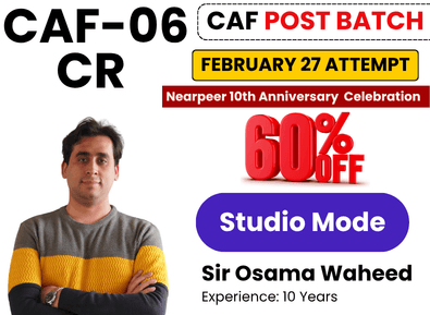 CAF 06 CR by Sir Osama Waheed (Studio Mode)