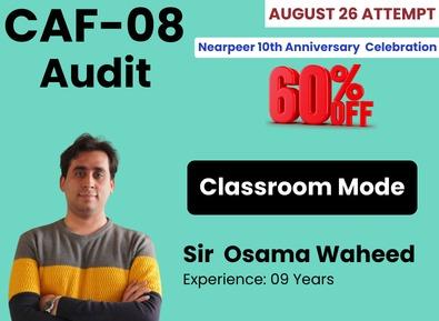 CAF 08 AUD by Sir Osama Waheed (Class Room Mode)