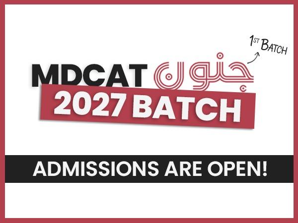 MDCAT Junoon Batch 2027