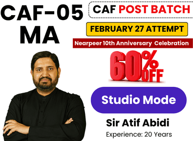 CAF 05 MA by Sir Atif Abidi (Studio Mode)