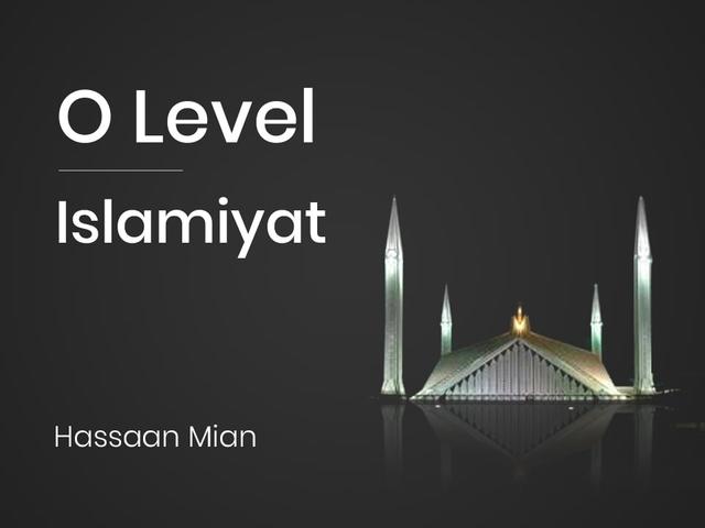 O Level Islamiyat (Paper II)