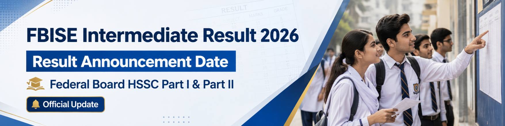 Federal Board Intermediate Result Date 2026 – Complete FBISE HSSC Result Guide