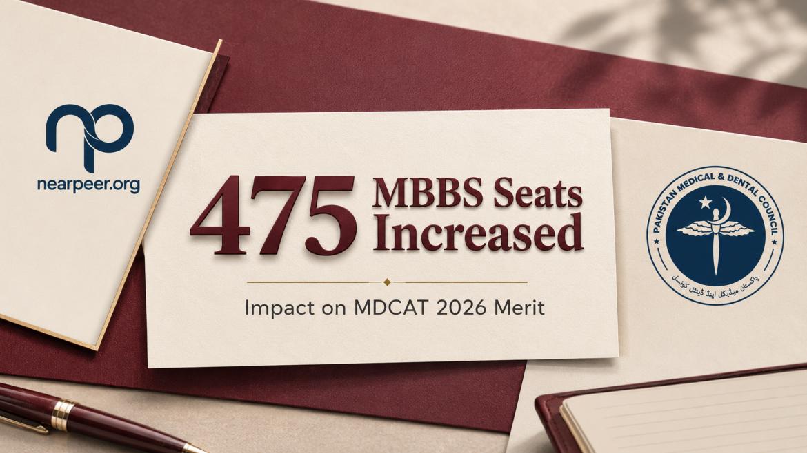 475 MBBS Seats Increase in Punjab Medical Colleges | Impact on MDCAT 2026 Merit — Nearpeer blog